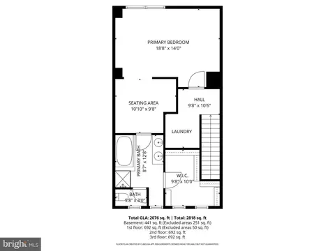 Floorplan - 18733 Falling River Dr, Gaithersburg, MD 20879 photo 3 of 5