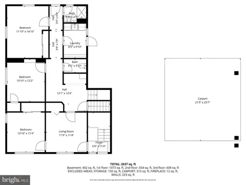 Floorplan - 1814 Marymont Rd, Silver Spring, MD 20906 photo 4 of 5