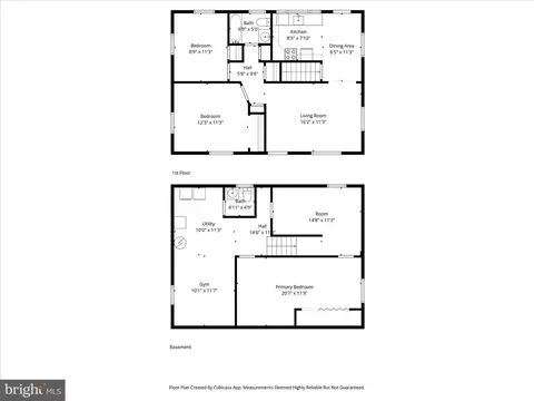 Floorplan - 1506 Hanby St, Silver Spring, MD 20902 photo 3 of 3