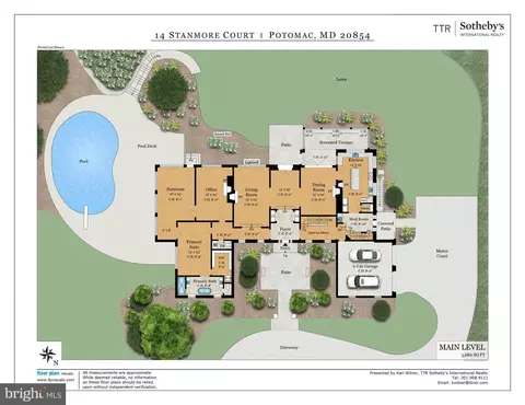 Floorplan - 14 Stanmore Ct, Potomac, MD 20854 photo 1 of 4