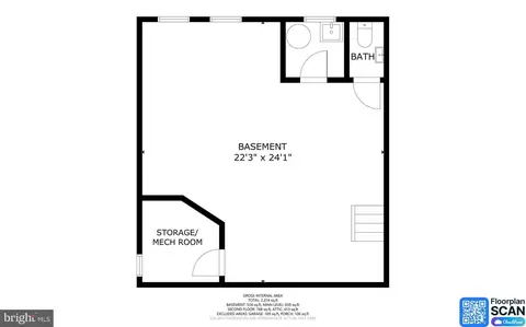 Floorplan - 9421 Thornhill Rd, Silver Spring, MD 20901 photo 1 of 4