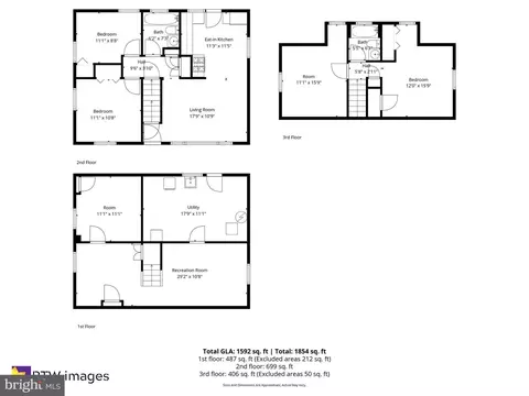 Floorplan - 616 Ritchie Ave, Silver Spring, MD 20910 photo 3 of 3
