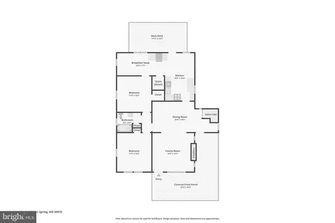 Floorplan - 9120 Glenridge Rd, Silver Spring, MD 20910 photo 1 of 4