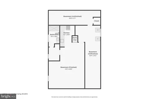 Floorplan - 9120 Glenridge Rd, Silver Spring, MD 20910 photo 3 of 4