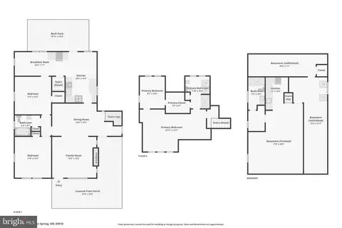 Floorplan - 9120 Glenridge Rd, Silver Spring, MD 20910 photo 4 of 4