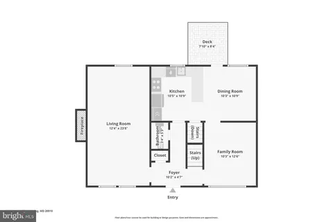Floorplan - 4 Burket Ct, Silver Spring, MD 20910 photo 2 of 4