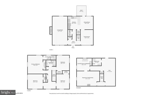 Floorplan - 4 Burket Ct, Silver Spring, MD 20910 photo 4 of 4