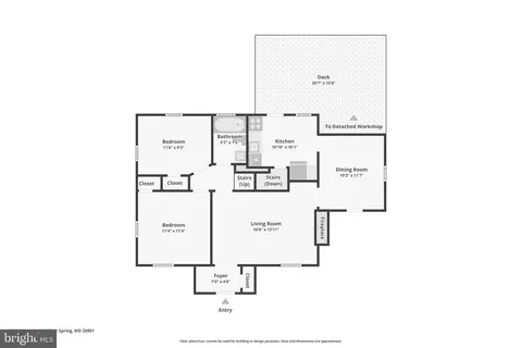Floorplan - 213 Lexington Dr, Silver Spring, MD 20901 photo 2 of 4