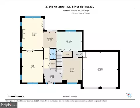 Floorplan - 13241 Osterport Dr, Silver Spring, MD 20906 photo 4 of 6