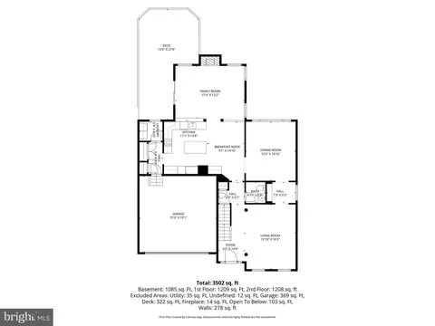 Floorplan - 10816 Maplecrest Ln, Potomac, MD 20854 photo 2 of 4