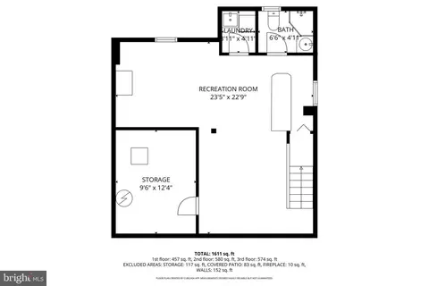 Floorplan - 1908 Brisbane St, Silver Spring, MD 20902 photo 3 of 4