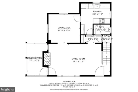 Floorplan - 1908 Brisbane St, Silver Spring, MD 20902 photo 1 of 4