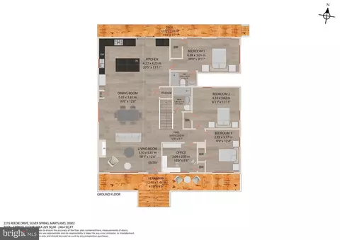 Floorplan - 2215 Reedie Dr, Wheaton, MD 20902 photo 1 of 2