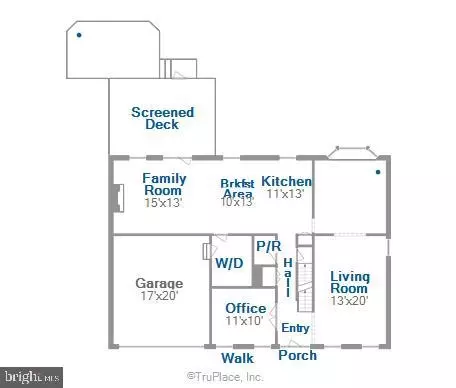 Floorplan - 110 Summit Hall Rd, Gaithersburg, MD 20877 photo 2 of 3
