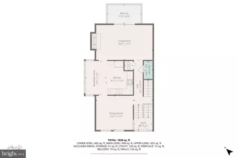 Floorplan - 11339 Baroque Rd, Silver Spring, MD 20901 photo 1 of 4