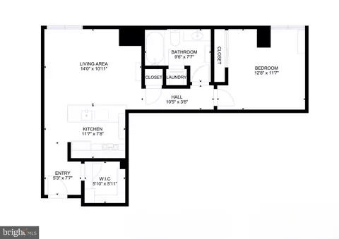 Floorplan - 7923 Eastern Ave #105, Silver Spring, MD 20910 photo 1 of 1