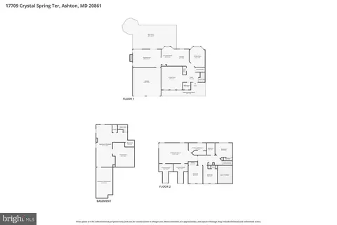 Floorplan - 17709 Crystal Spring Ter, Ashton, MD 20861 photo 3 of 3