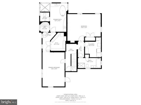 Floorplan - 10420 Oaklyn Dr, Potomac, MD 20854 photo 2 of 3
