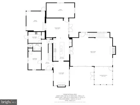 Floorplan - 10420 Oaklyn Dr, Potomac, MD 20854 photo 1 of 3