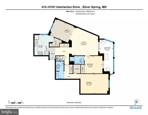 Floorplan - 15101 Interlachen Dr #1-412, Silver Spring, MD 20906 photo 1 of 1