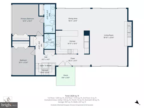 Floorplan - 401 Willington Dr, Silver Spring, MD 20904 photo 1 of 3