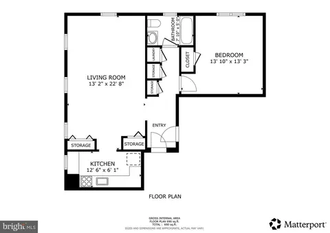 Floorplan - 2212 Washington Ave #103, Silver Spring, MD 20910 photo 1 of 1