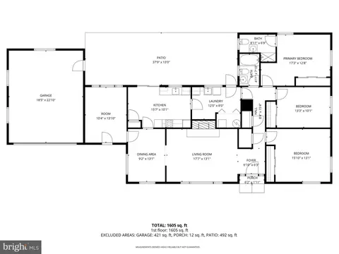 Floorplan - 13304 Norden Dr, Silver Spring, MD 20906 photo 1 of 1