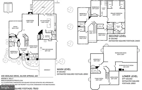 Floorplan - 413 Vierling Dr, Silver Spring, MD 20904 photo 1 of 1