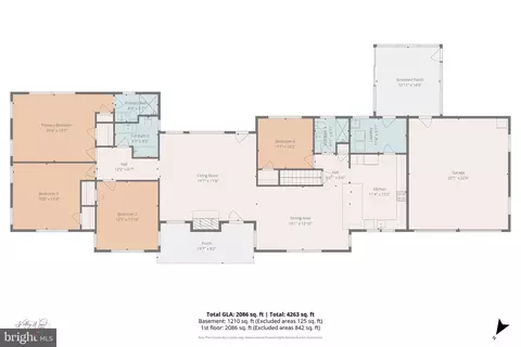 Floorplan - 206 Shaw Ave, Silver Spring, MD 20904 photo 1 of 3