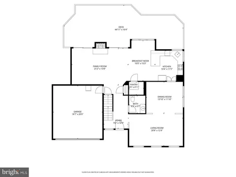 Floorplan - 2108 Merrifields Dr, Silver Spring, MD 20906 photo 1 of 4