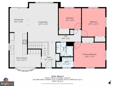 Floorplan - 1514 Ainsley Rd, Silver Spring, MD 20904 photo 1 of 3
