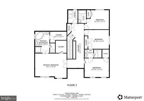 Floorplan - 13621 Stargazer Ln, Silver Spring, MD 20906 photo 1 of 3