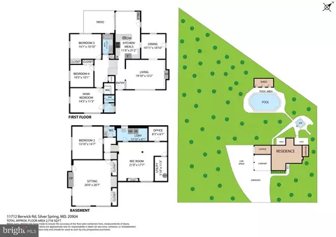 Floorplan - 11712 Berwick Rd, Silver Spring, MD 20904 photo 1 of 2