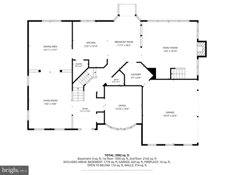 Floorplan - 5019 Tothill, Olney, MD 20832 photo 2 of 3