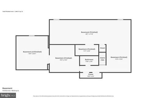 Floorplan - 15001 Notley Rd, Silver Spring, MD 20905 photo 1 of 4