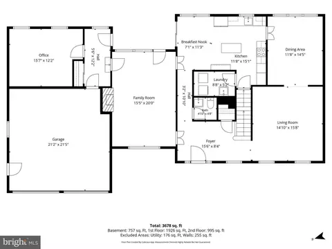 Floorplan - 15205 Winstead Ln, Silver Spring, MD 20905 photo 2 of 4