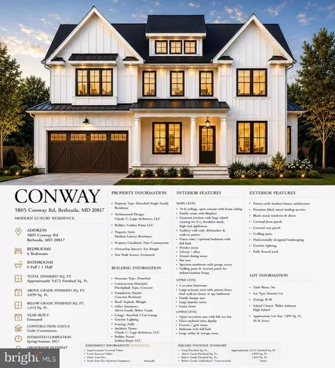 5805 Conway Rd, Bethesda, MD 20817