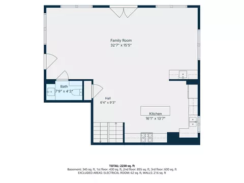 Floorplan - 209 Thistle Dr, Silver Spring, MD 20901 photo 2 of 4