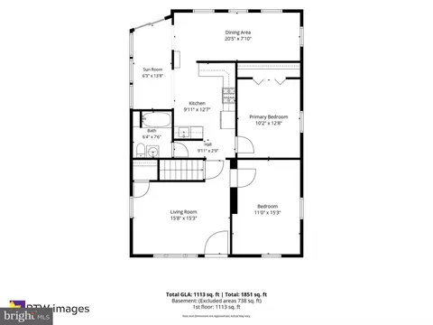 Floorplan - 620 Ritchie Ave, Silver Spring, MD 20910 photo 1 of 2