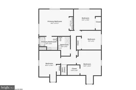 Floorplan - 1511 Crest Rd, Silver Spring, MD 20902 photo 3 of 4