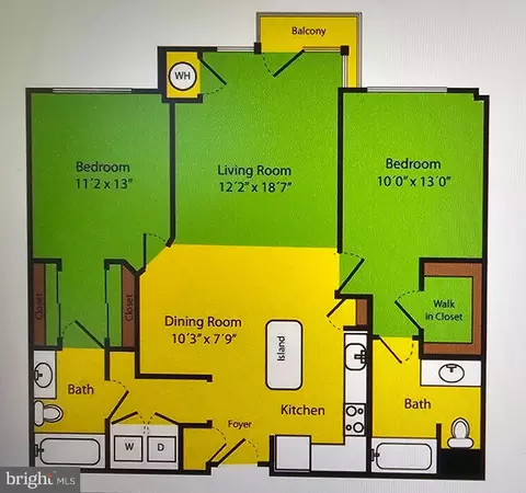 Floorplan - 1201 E West Hwy #332, Silver Spring, MD 20910 photo 1 of 1