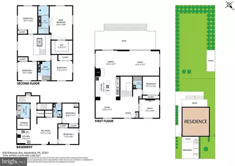 Floorplan - 630 Potomac Ave, Silver Spring, MD 20910 photo 2 of 2