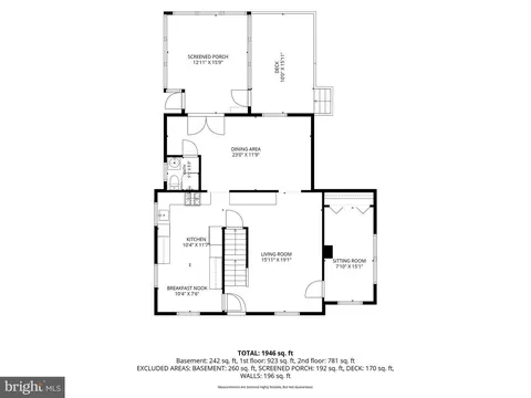 Floorplan - 2110 Dayton St, Silver Spring, MD 20902 photo 2 of 4
