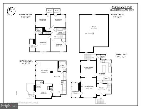 Floorplan - 710 Wayne Ave, Silver Spring, MD 20910 photo 1 of 5