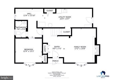 Floorplan - 4116 Fogel Ln, Silver Spring, MD 20906 photo 1 of 3