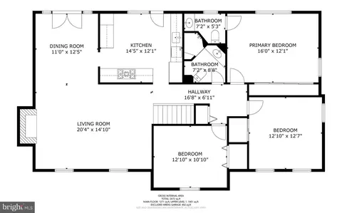 Floorplan - 12806 Gaffney Rd, Silver Spring, MD 20904 photo 2 of 3