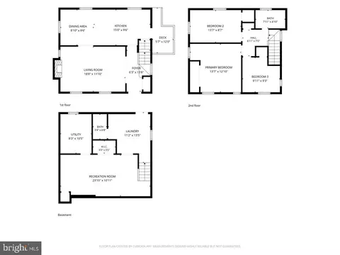 Floorplan - 8715 Geren Rd, Silver Spring, MD 20901 photo 4 of 4