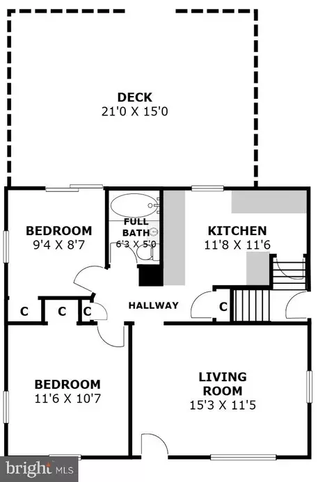Floorplan - 12311 Middle Rd, Silver Spring, MD 20906 photo 1 of 3