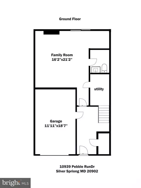 Floorplan - 10939 Pebble Run Dr, Silver Spring, MD 20902 photo 1 of 3