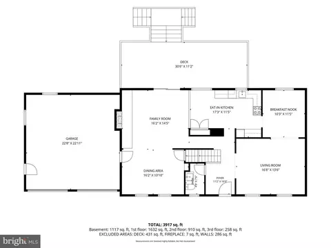 Floorplan - 13848 Turnmore Rd, Silver Spring, MD 20906 photo 2 of 5